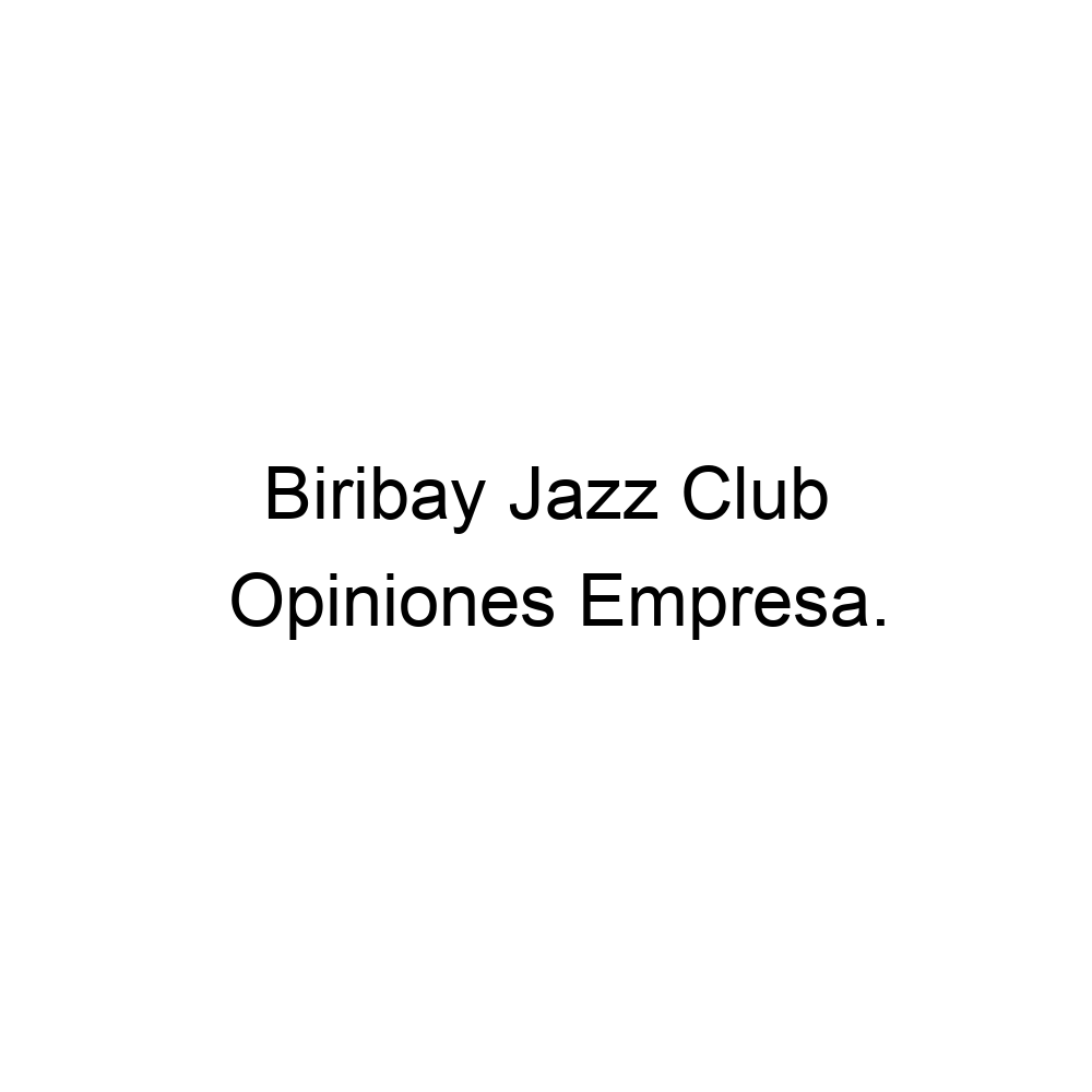 Opiniones Biribay Jazz Club, Logroño ▷ 649613005