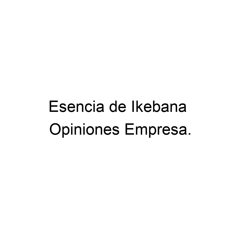 Opiniones Esencia de Ikebana, Ciudad Real ▷ 0