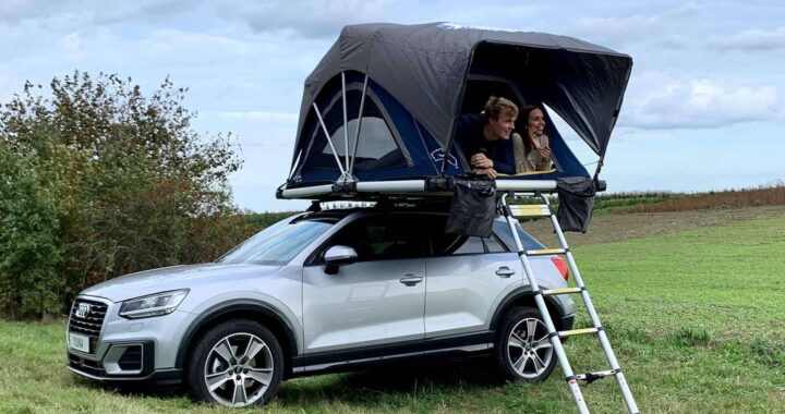 Las tiendas techo furgoneta de Foxcamper permiten acampar de forma segura y disfrutando de la naturaleza