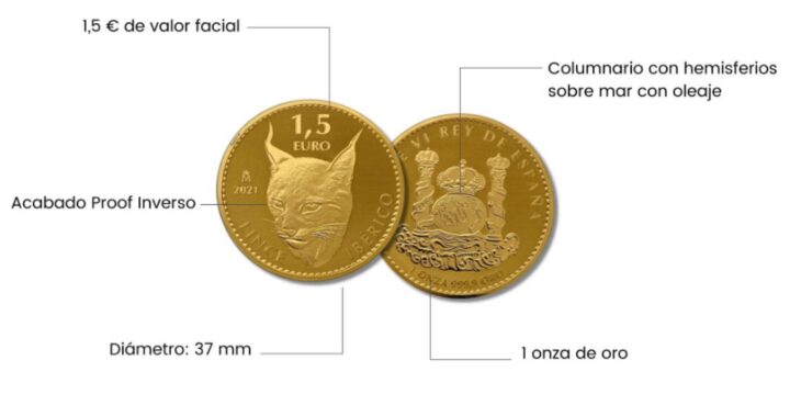 Se filtra el diseño de la primera moneda de inversión española