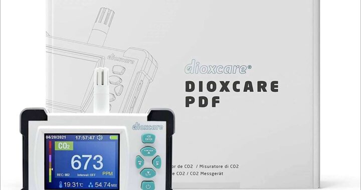 El medidor detector de CO2 DIOXCARE de Protect Soiart Distribución